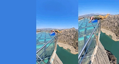 Kahramanmaraş'ta Ali Kayasında ölüme böyle meydan okudu!