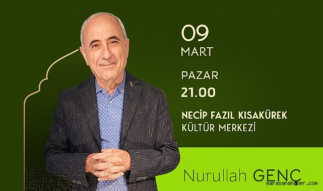 Nurullah Genç, Büyükşehir’in Ramazan Etkinliklerinde