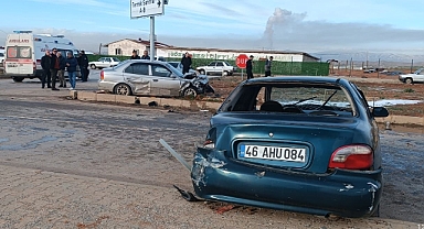 Afşin’de Trafik Kazası: 2 yaralı!