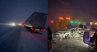 Kahramanmaraş-Kayseri yolunda Kar Yağışı Trafiği Felç Etti: Bir Ölü var! Çok Sayıda Araç Mahsur Kaldı