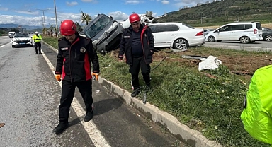 Kahramanmaraş'ta Güney Çevre Yolunda Trafik Kazası Yaralılar Var