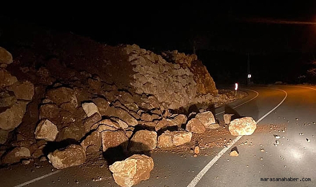 Kahramanmaraş’ta O bölgeye dikkat! Yolun Bir Bölümü Kapandı