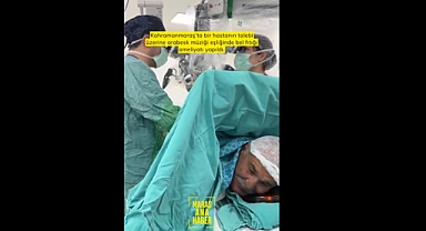 Kahramanmaraş'ta sıra dışı operasyon! Ameliyathane Arabeskle Şenlendi!