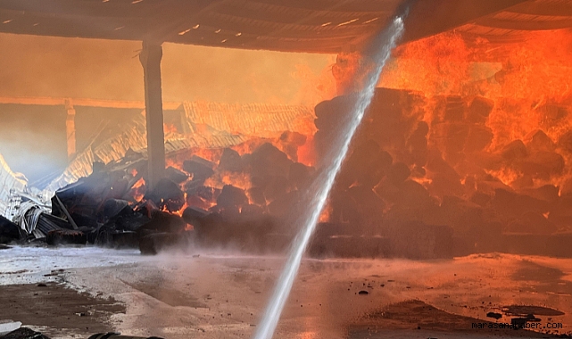 Kahramanmaraş’ta Tekstil Fabrikasında Korkutan Yangın!