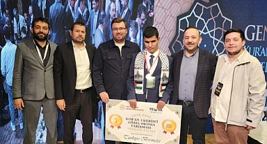 Kur’an-ı Güzel Okuma Yarışmasında Kahramanmaraşlı öğrenci birinci oldu!