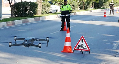 Kahramanmaraş’ta Drone ile Trafik Denetimi: Hatalı Sollama, Cep Telefonu ve Daha Fazlası Takipte