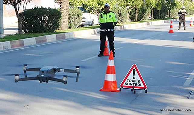 Kahramanmaraş’ta Drone ile Trafik Denetimi: Hatalı Sollama, Cep Telefonu ve Daha Fazlası Takipte