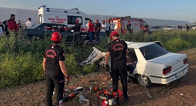 Kahramanmaraş’ta elmalar yolunda korkunç kaza! 6 yaralı var…