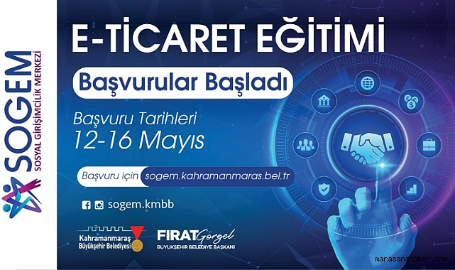 Kahramanmaraş’ta Girişimcilere E-Ticaret Eğitimi Fırsatı!