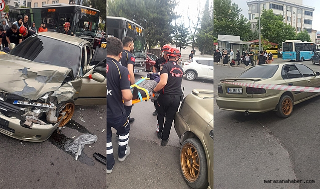 Kahramanmaraş’ta Hastane Önünde Kaza: 3 Kişi Yaralandı