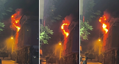 Kahramanmaraş'ta Korkutan Yangın: Üçüncü Kat Alevlere Teslim Oldu!