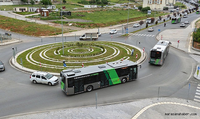 Kahramanmaraş’ta toplu ulaşım hibritlendi!