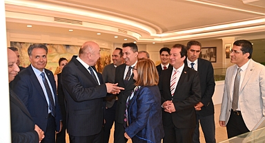 KSÜ Rektörü Yasım, Fatma Şahin'in misafiri oldu!