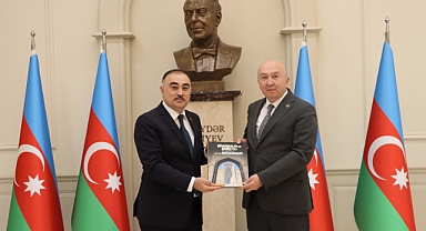 KSÜ Rektörü Yasım’dan Azerbaycan Büyükelçisi Memmedov’a Ziyaret!