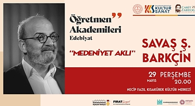 Savaş Barkçin, Edebiyatseverlerle Buluşmaya Geliyor!