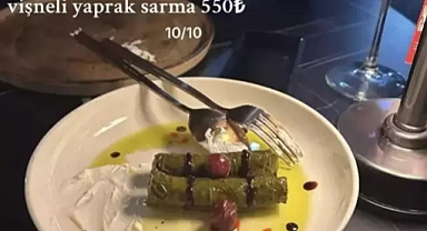 2 adet sarma için gelen hesap dudak uçuklattı!