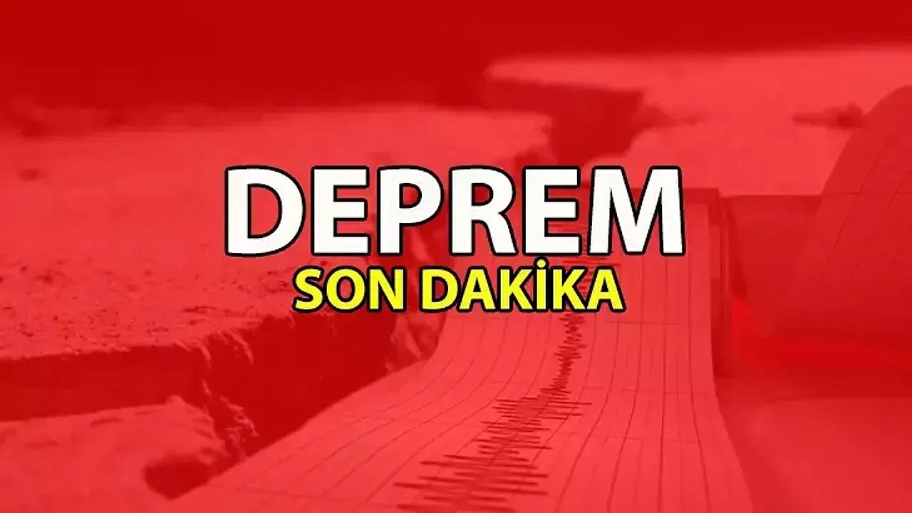 4.5 Büyüklüğünde Deprem! Vatandaşlar büyük korku yaşadı!
