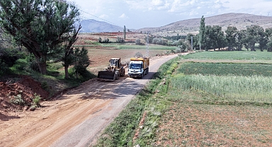 Afşin Kırsalında Daha Konforlu Ulaşım İçin çalışmalar başladı!