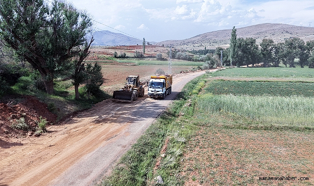 Afşin Kırsalında Daha Konforlu Ulaşım İçin çalışmalar başladı!