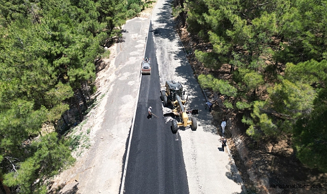 Dulkadiroğlu Belediyesi’nden Pınarbaşı mahallesinde asfalt çalışması!