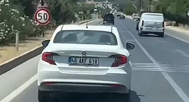 Kahramanmaraş’ta kalp hastası taşıyan ambulansa dakikalarca yol vermedi!