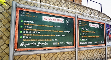 Kahramanmaraş’ta LGS öncesi öğrencilere billboard tüyoları!