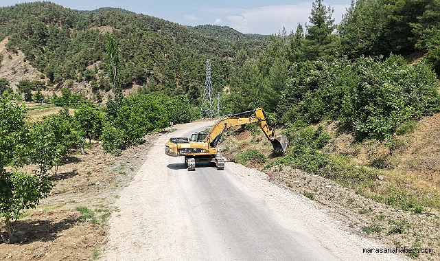 Kahramanmaraş’ta mesafeyi 20 km kısaltacak yolda son rötuşlar..