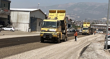 Kahramanmaraş’ta sanayi yolları asfaltlanıyor!
