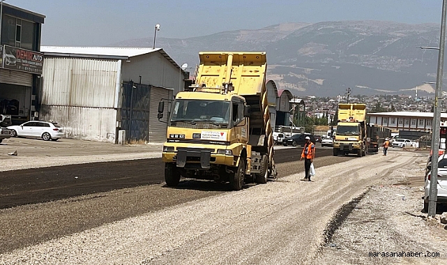 Kahramanmaraş’ta sanayi yolları asfaltlanıyor!