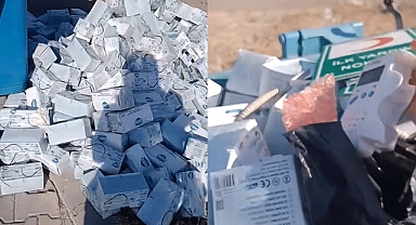 Kahramanmaraş'ta Şok Manzara: Yüzlerce Maske ve Tıbbi Cihaz Çöpe Atıldı!