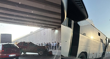 Kahramanmaraş'ta Zincirleme Kaza: Otobüs Orta Refüje Çıktı!