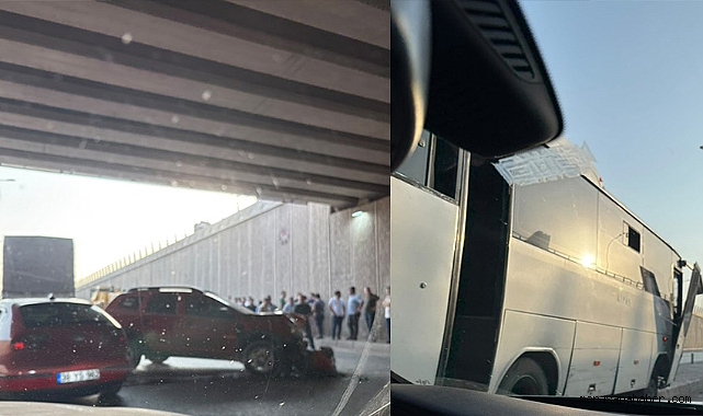 Kahramanmaraş'ta Zincirleme Kaza: Otobüs Orta Refüje Çıktı!