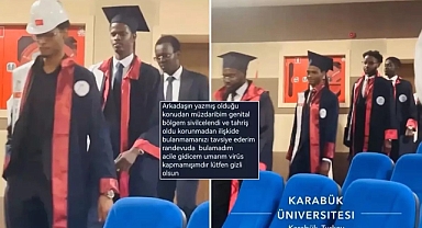 Karabük Üniversitesi'nden gelen görüntüye bakın! Cinsel ilişkiyle gündem olmuştu!