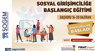 SOGEM’de Sosyal Girişimciliğe Başlangıç Eğitimi’ne Başvurular Başladı!