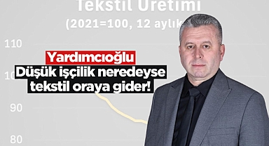 Yardımcıoğlu’ndan Çarpıcı Analiz: Düşük işçilik neredeyse tekstil oraya gider!