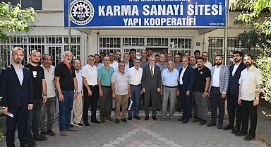 Başkan Görgel, sanayi sitesi esnafıyla bir araya geldi!
