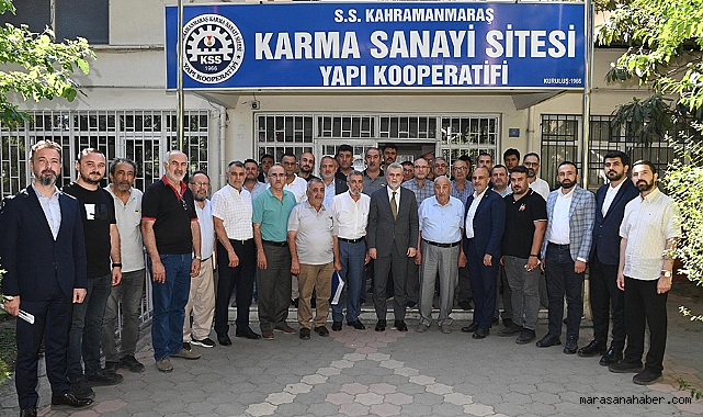 Başkan Görgel, sanayi sitesi esnafıyla bir araya geldi!