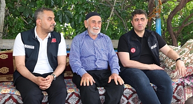 Başkan Toptaş ve Kaymakam Çiğdem’den Yangından Etkilenen Vatandaşlara ziyaret