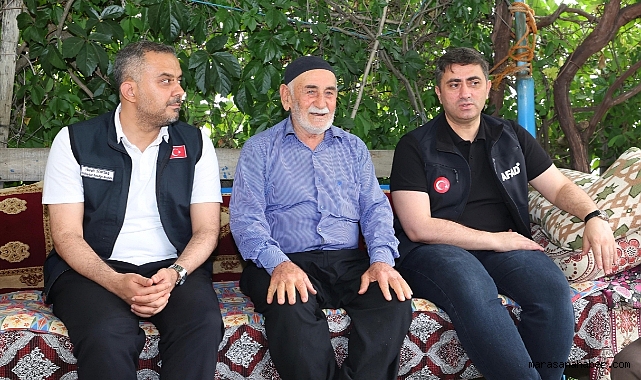 Başkan Toptaş ve Kaymakam Çiğdem’den Yangından Etkilenen Vatandaşlara ziyaret