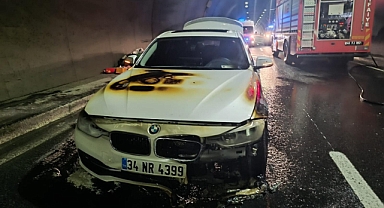Kahramanmaraş’ta BMW yandı!
