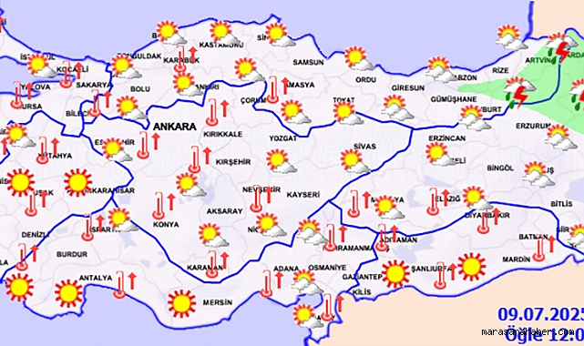 Kahramanmaraş’ta Hava 40 Dereceyi Görecek!