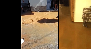 Kahramanmaraş’ta Sondaj Mahalleyi Felç Etti! Evleri Çamurlu Su Bastı!