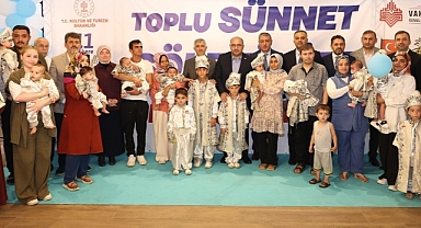 Kahramanmaraş’ta Toplu Sünnet Şöleni Coşkuyla Gerçekleştirildi