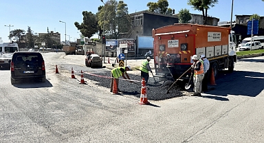 Kahramanmaraş’ta yollar yamalanıyor!