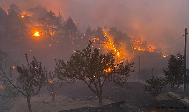 Kahramanmaraş Yangınla Mücadele Ediyor: Evler Boşaltıldı, Duman Her Yeri sardı