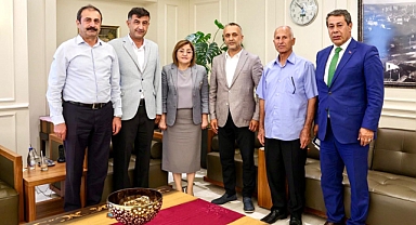 Kahramanmaraş Ziraat Odası Başkanlarından Fatma Şahin’e su ziyareti!