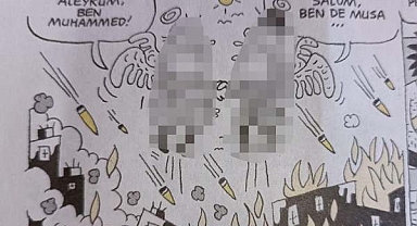Leman'da Hz. Muhammed'e yönelik çirkin karikatür! 6 kişi için gözaltı kararı