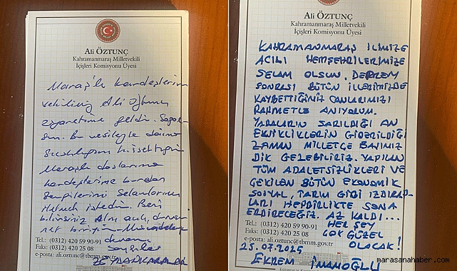 Mapus başkanlardan Kahramanmaraş’a mesaj var!