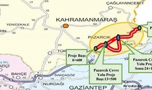 Pazarcık’ın Kangren Haline Gelen Çevre Yolunda Nihayet Harekete Geçildi!