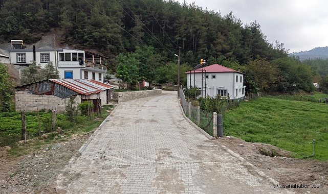 Andırın Kırsalına 10 Bin Metrekare Kilit Parke döşendi!